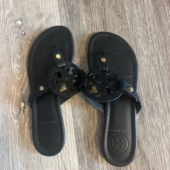 Tory Burch Black Sandals - Picture 2 of 4